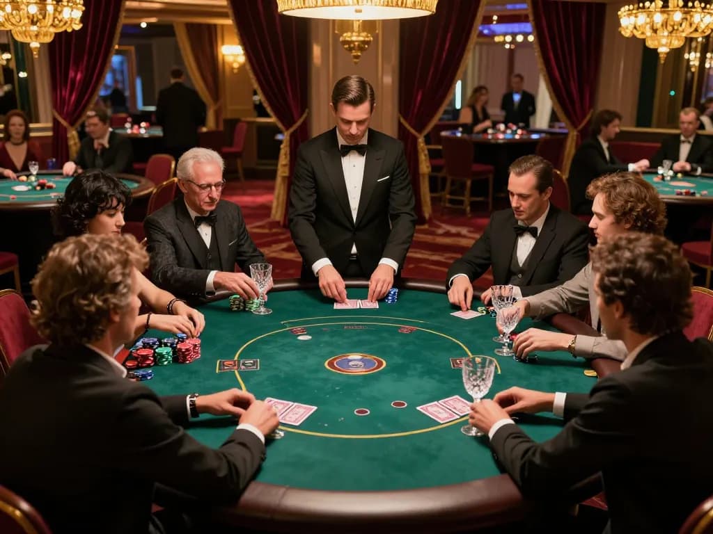 Experience excitement at mm88 in a luxury poker game with players in an exclusive VIP setting.