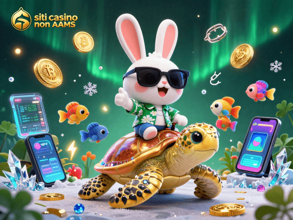 Scopri i siti casino non AAMS con il coniglio fortunato e la tartaruga d'oro!