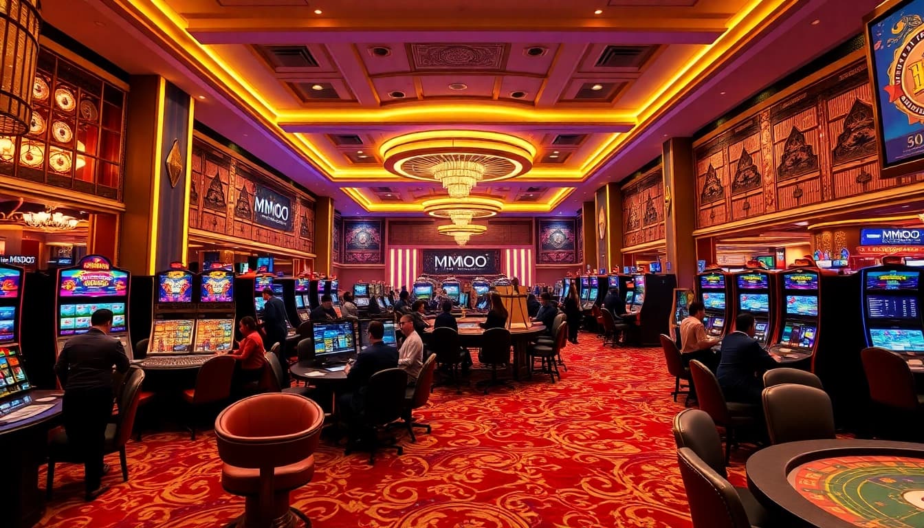 Engaging casino scene at mmoo.llc showcasing luxury gaming experiences and vibrant interactions.
