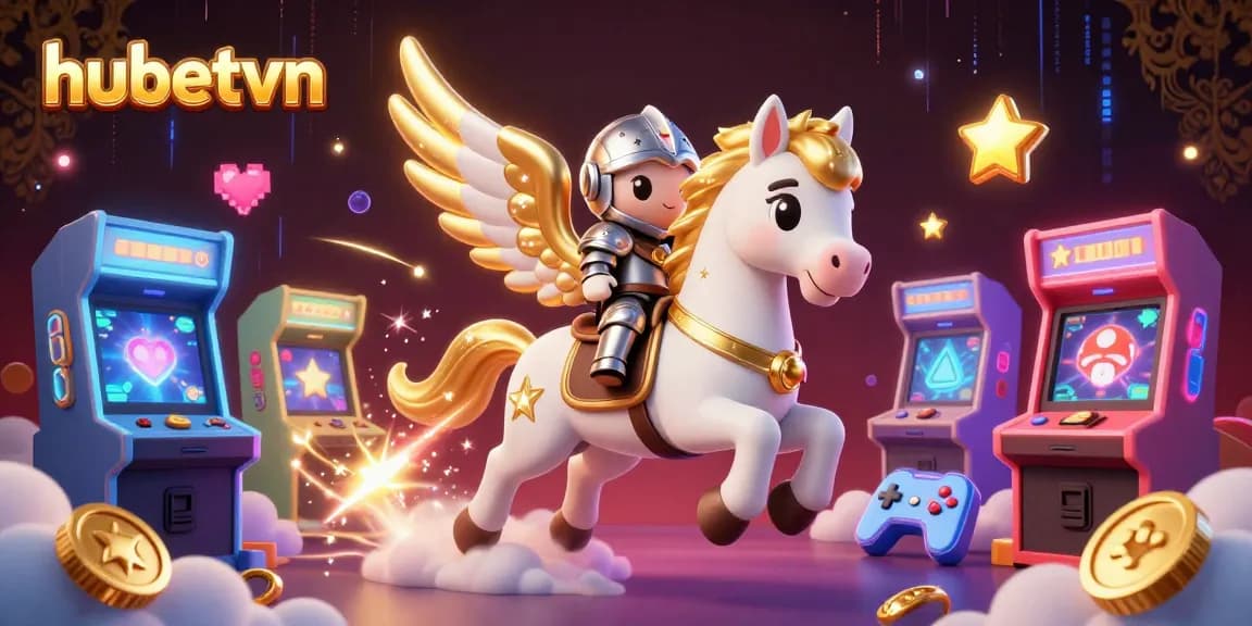 Experience thrilling gameplay with hubetvn in this vibrant casino-themed digital art.