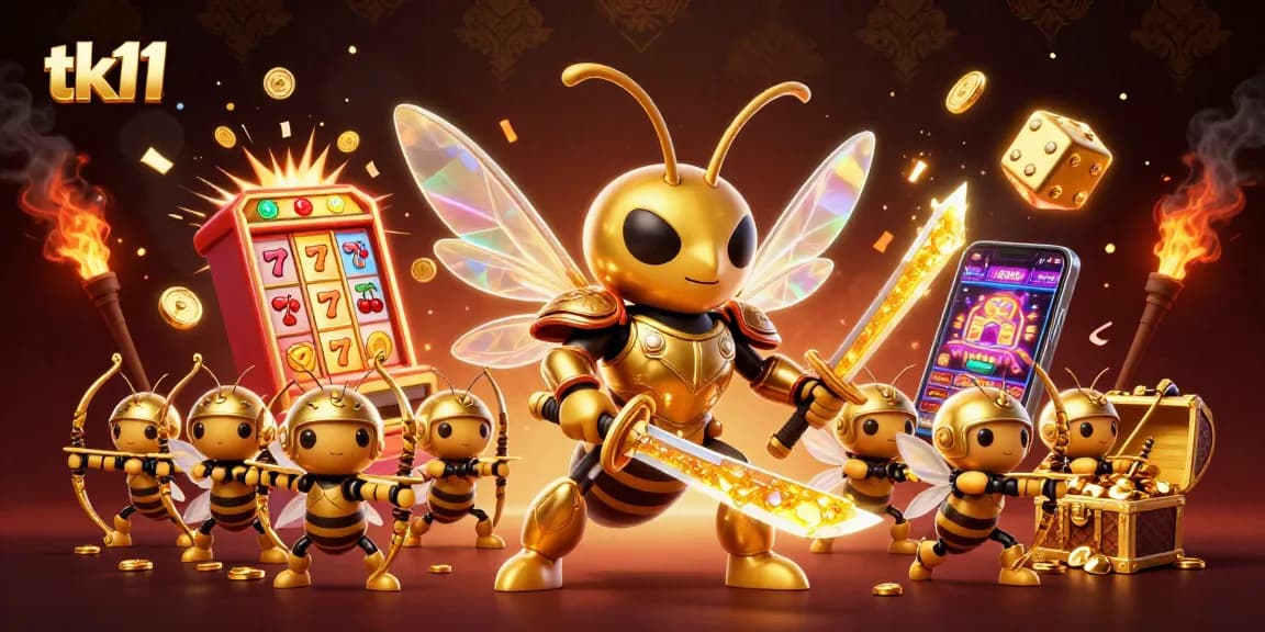 Enjoy thrilling gameplay with tk11 as you dive into energetic 3D casino action surrounded by exciting jackpots.