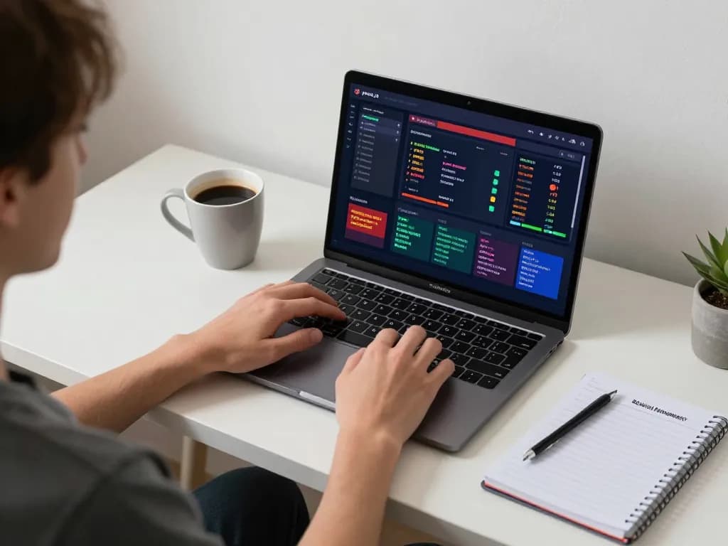 Engage in strategic betting on yowes jp while analyzing gameplay data from a stylish home office setup
