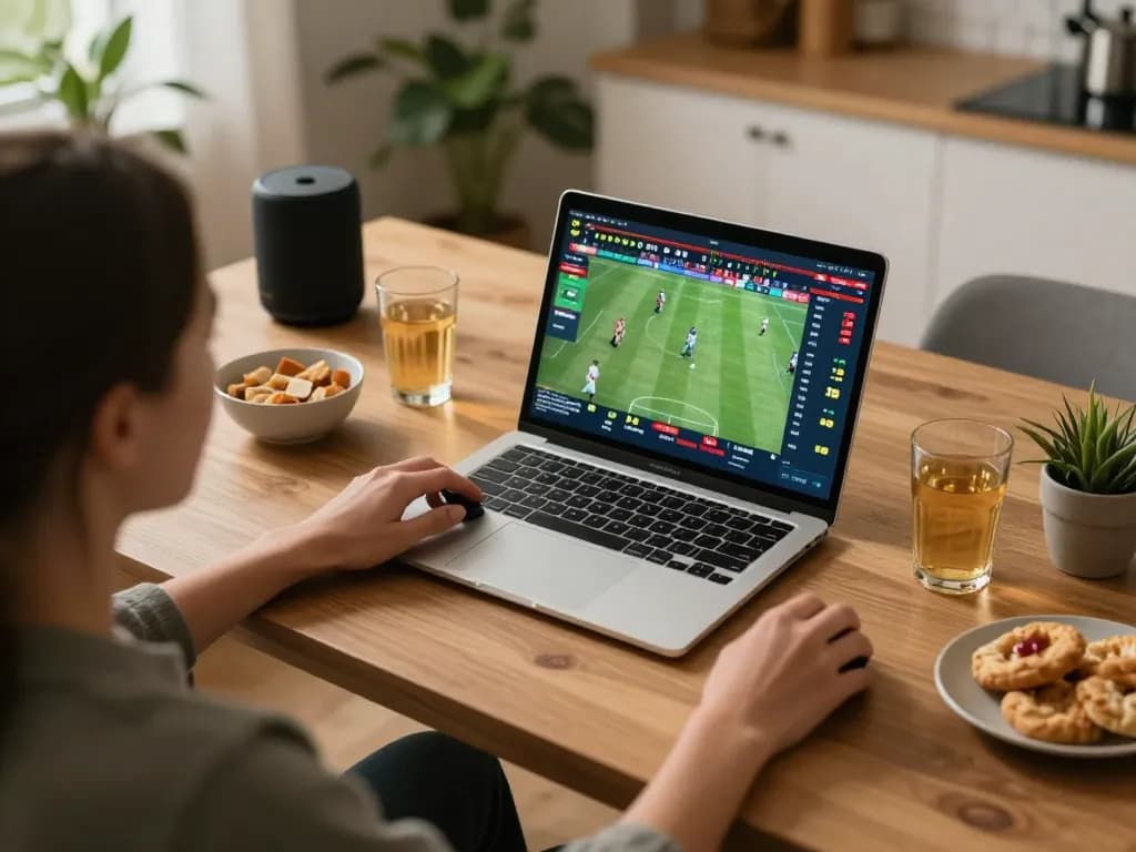 Engaging in online sports betting at mm88.com while enjoying a cozy home atmosphere