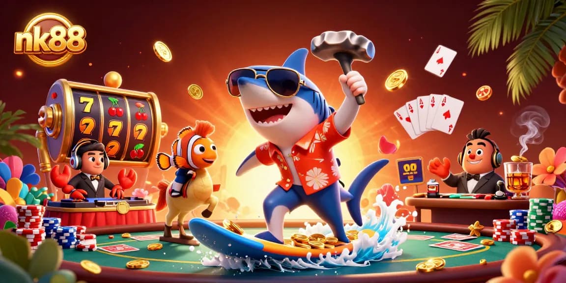 Win big at nk88 while enjoying a thrilling gaming experience with vibrant casino elements.