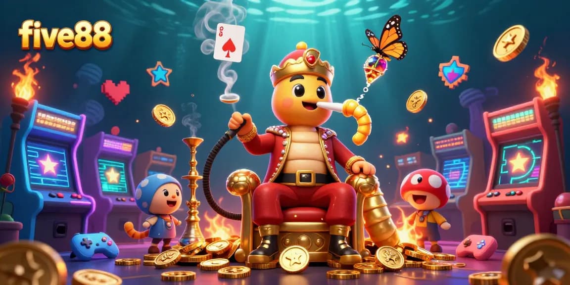 Experience thrilling five88 casino adventures with a vibrant, engaging illustration