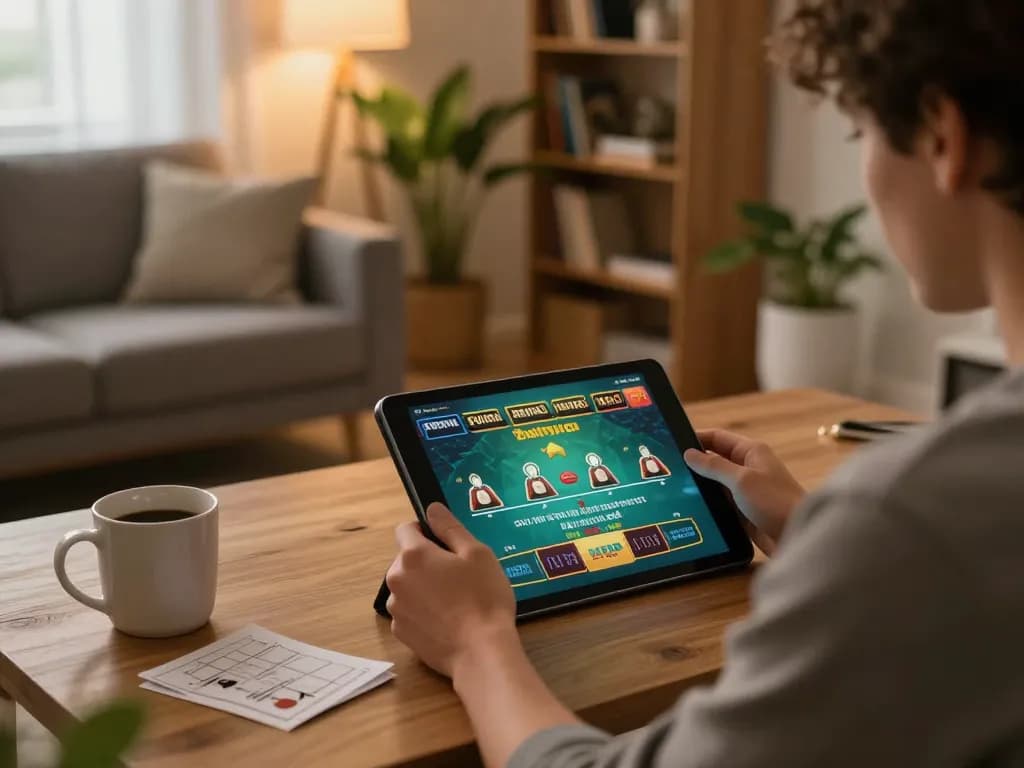 Tham gia trò chơi trực tuyến tại nhà với Link 12bet trên máy tính bảng và ghi chú chiến lược