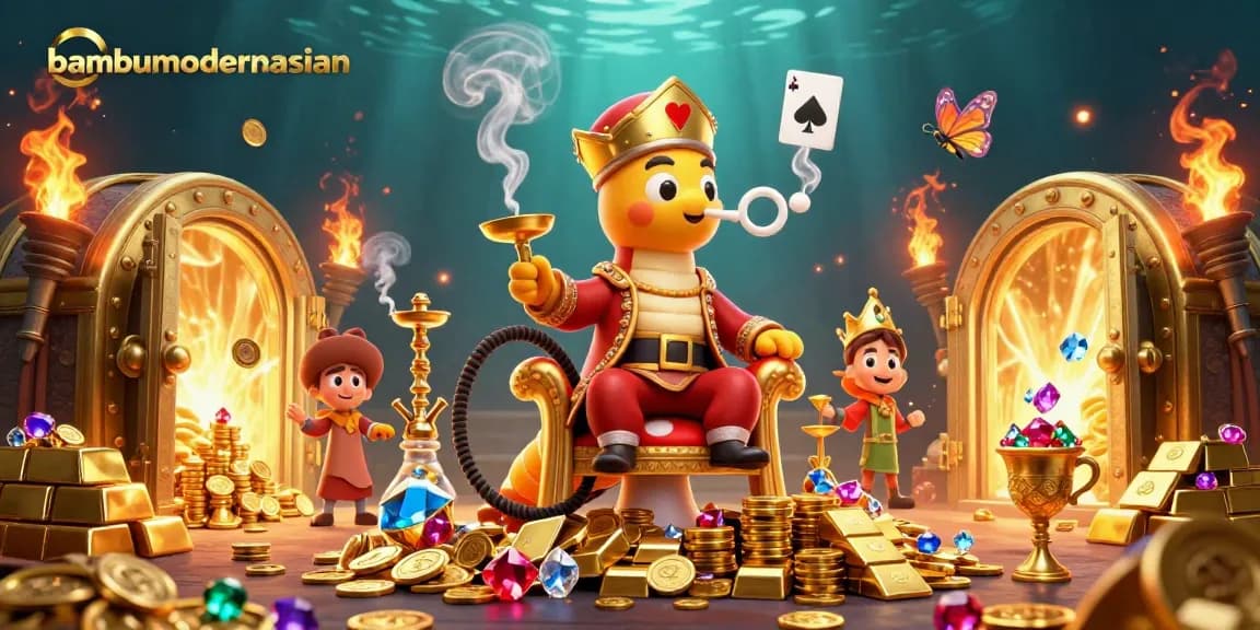 Bambumodernasian brings vibrant casino excitement alive with a 3D caterpillar gaming scene.
