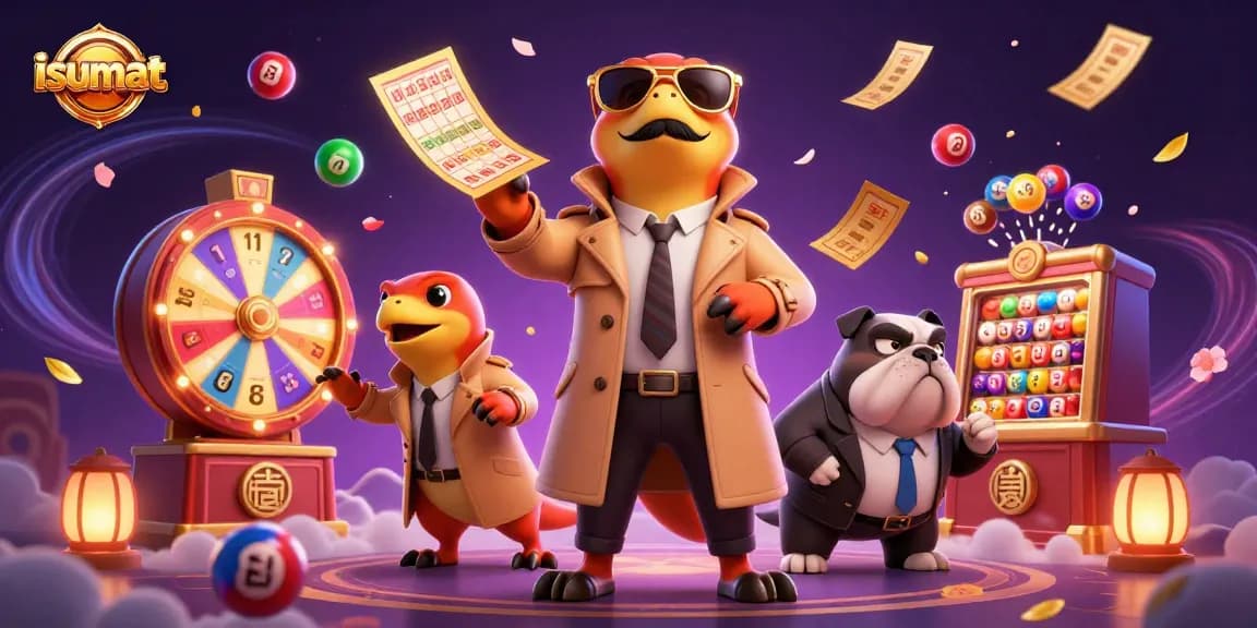 Experience thrilling gambling action with isumat's vibrant 3D casino illustration featuring playful raptors.