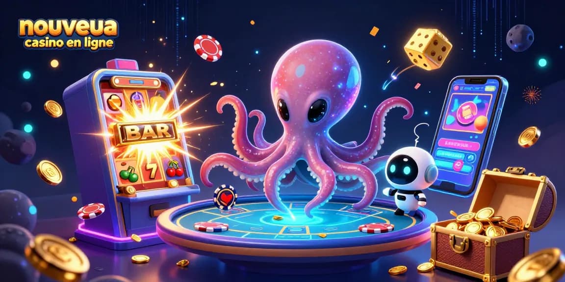 Jouez au nouveau casino en ligne avec des graphismes colorés et des machines à sous fascinantes