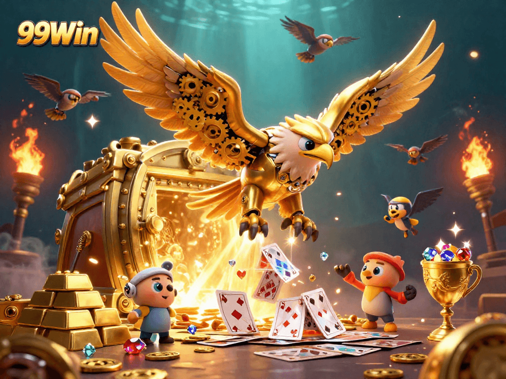 Experience thrilling gameplay with 99Win in a dynamic casino environment full of treasures and excitement.