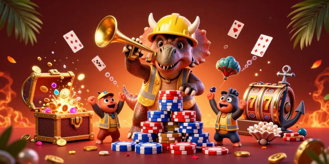 Découvrez les nouveaux casinos en ligne avec une scène dynamique de jeux et de célébrations.