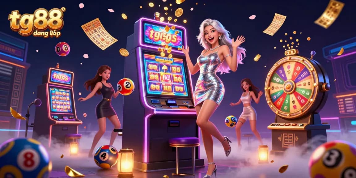 Celebrate big wins at tg88 đăng nhập with vibrant lottery elements and 3D casino scenes.