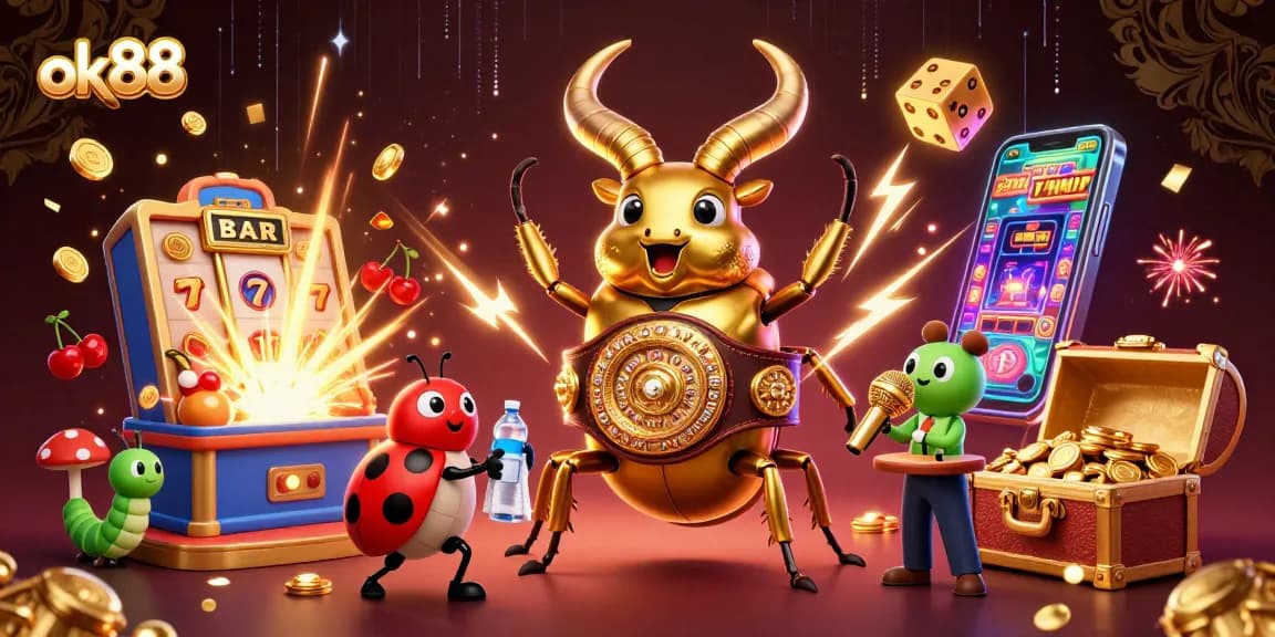 Engage with the exciting ok88 casino scene featuring vibrant characters and dynamic game elements.