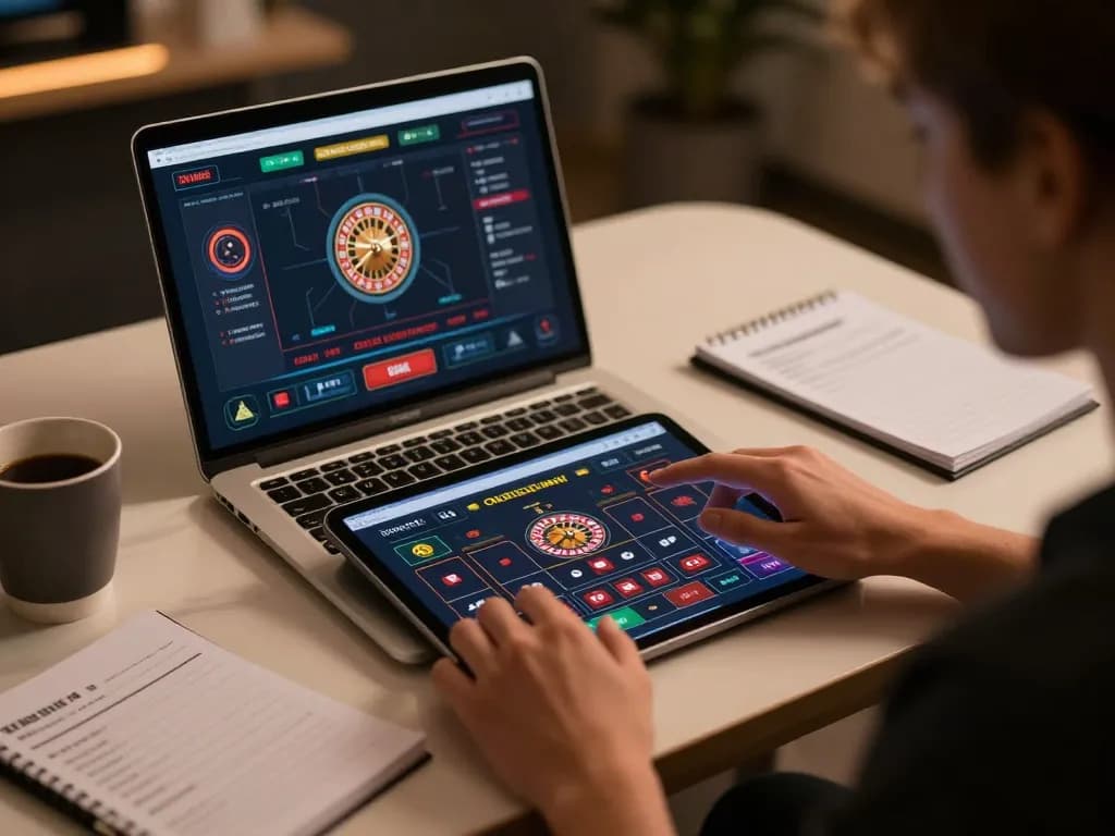 Player engaging in an online roulette game at home, exploring winning strategies with 88aa