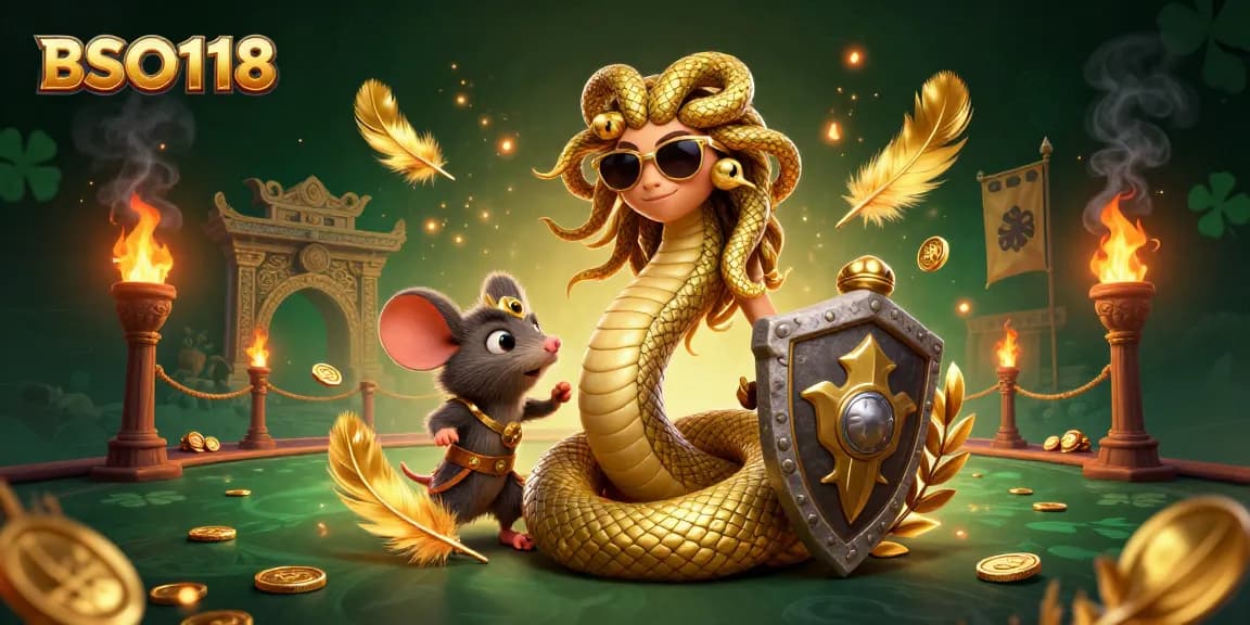 Engage with the BSO118 casino experience through vibrant characters and exciting gaming elements.