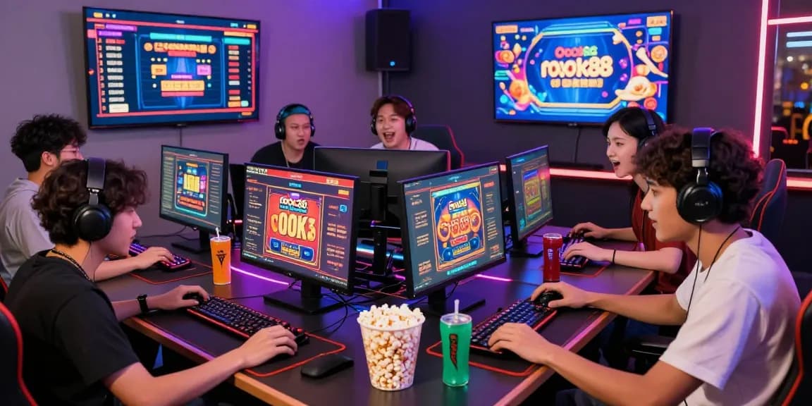 Exciting rokok88 gaming experience with new members enjoying casino games online