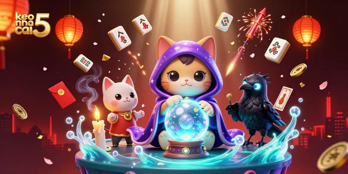 Engage with keo nha cai 5 in this vibrant, 3D illustration showcasing fortune and strategy in gambling.