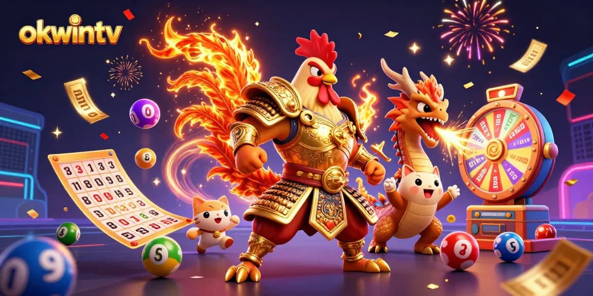 Exciting scene showcasing okwintv's unique blend of live sports and gambling in a thrilling visual display.