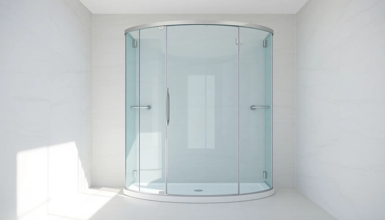 Elegante duschkabine 80x80 eckeinstieg mit klaren Linien und modernen Details.