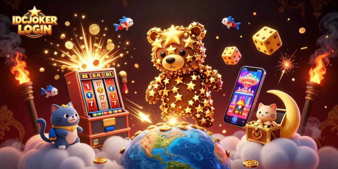 Experience thrilling gameplay with IDCJOKER LOGIN in a vibrant casino scene rich with exciting elements
