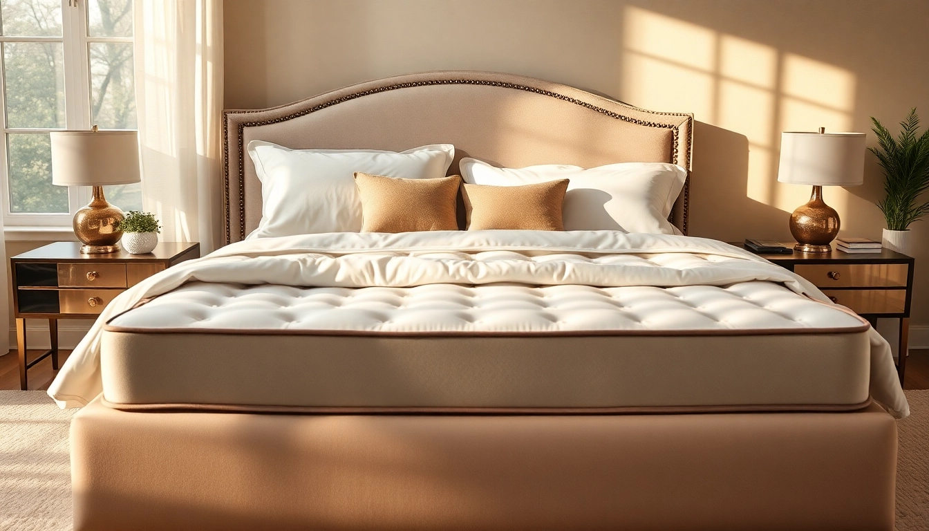 Experience comfort with a full size mattress in a cozy, elegantly designed bedroom.