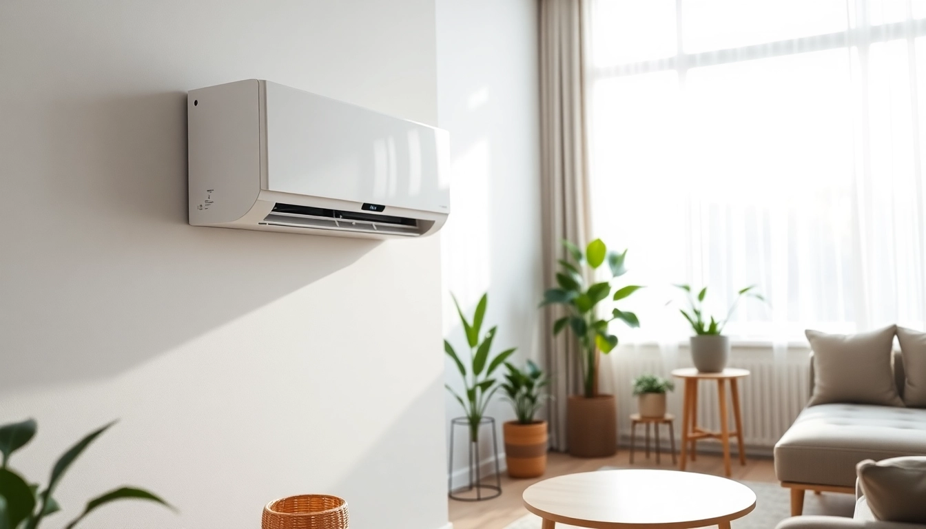 Homeowner enjoying efficient cooling with a mini split ac installed in a stylish room.
