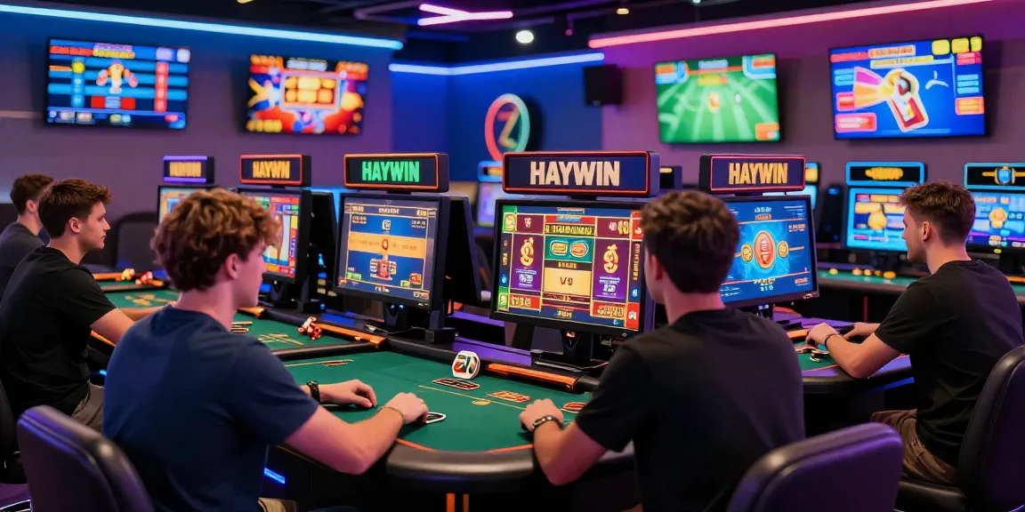 Exciting gameplay scene at HAYWIN online casino, showcasing players engaging with various gaming options.