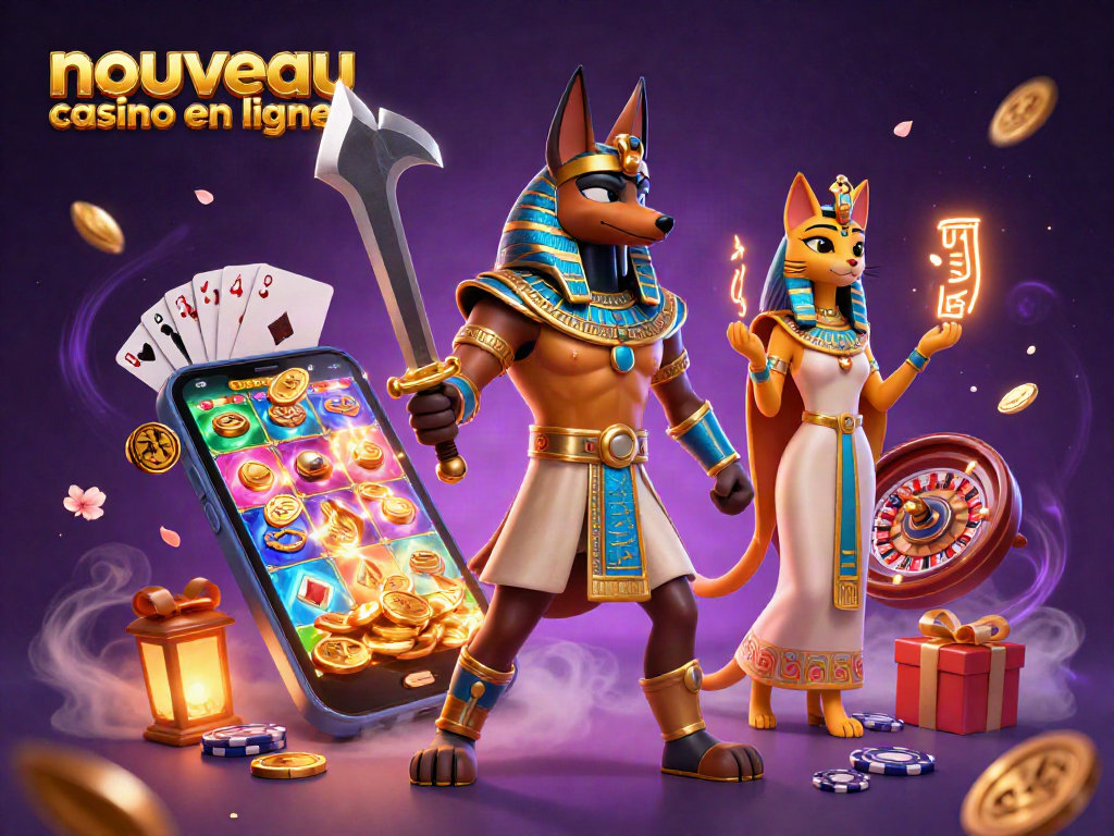 Actionner des jeux dans un nouveau casino en ligne avec Anubis et Bastet.