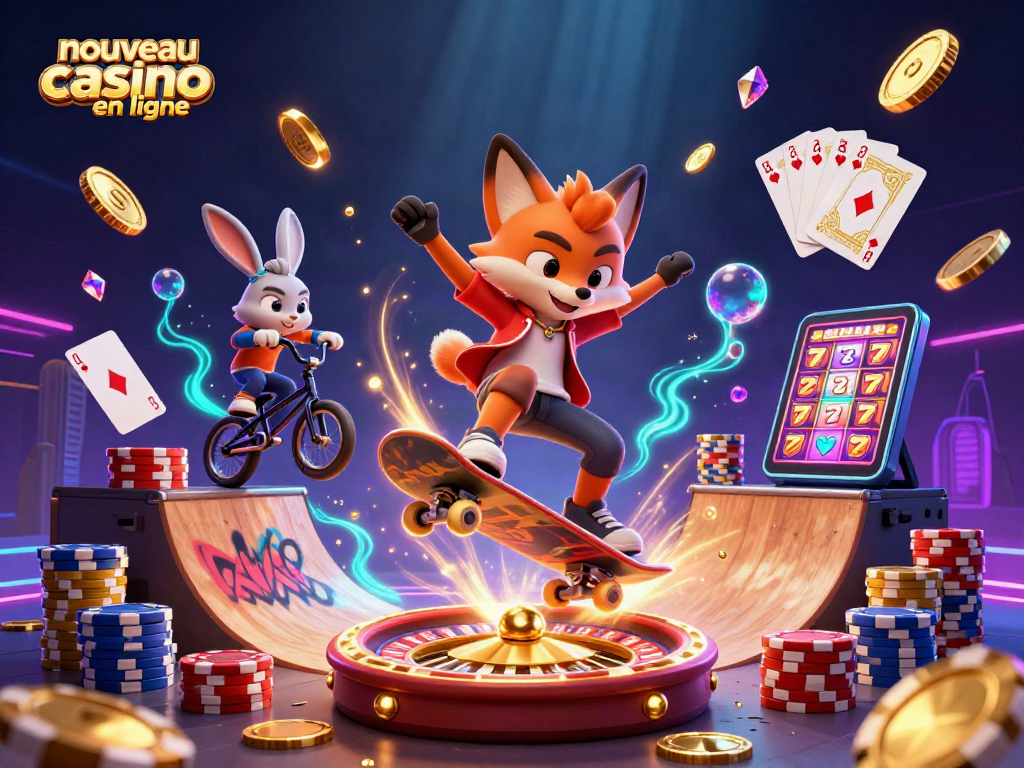 Gagnez avec nouveau casino en ligne grâce à des personnages amusants et des symboles de jeux.
