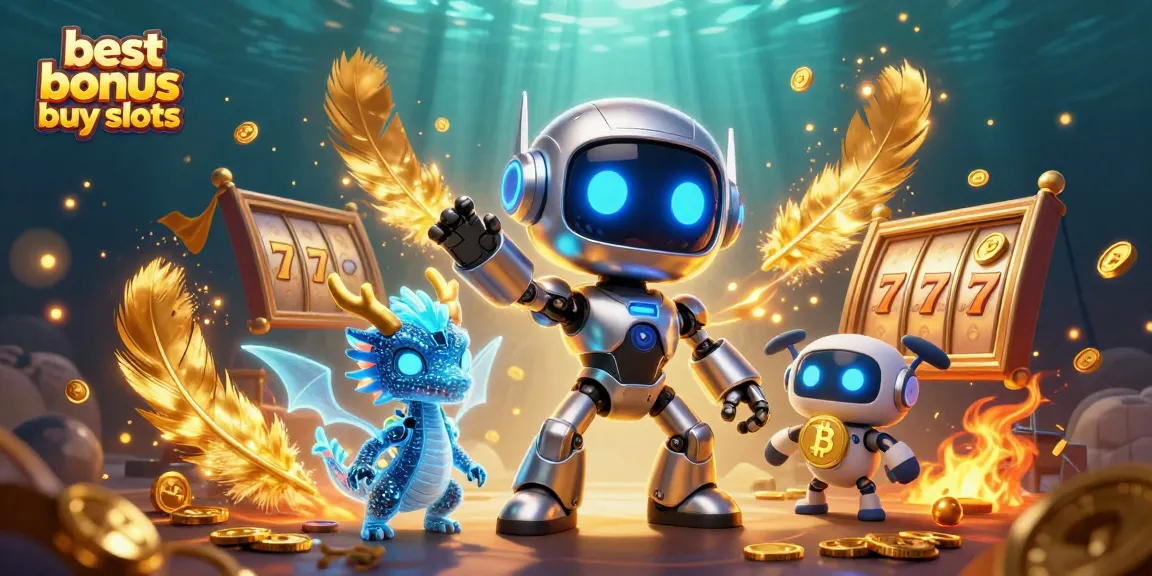 Experience thrilling gameplay with the best bonus buy slots in this vibrant 3D casino scene.