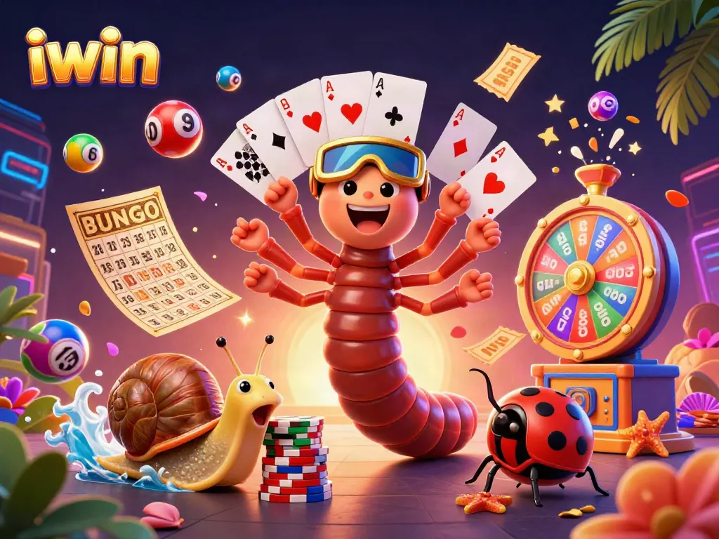 iwin casino offers thrilling gaming action with colorful elements and engaging characters in dynamic scenes.