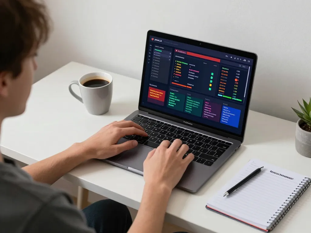 Engage in strategic betting on yowes jp while analyzing gameplay data from a stylish home office setup