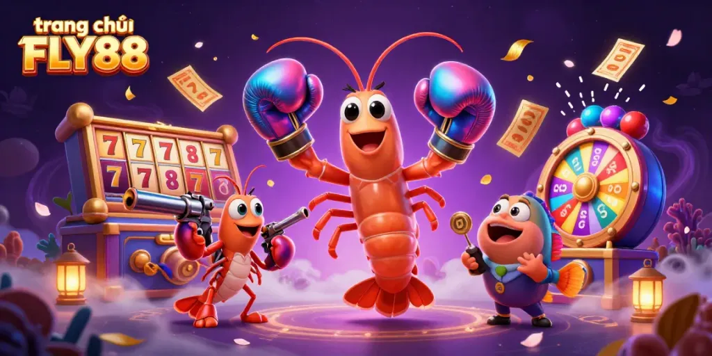 Engage in thrilling slots at trang chủ FLY88 with vibrant characters and dynamic elements.