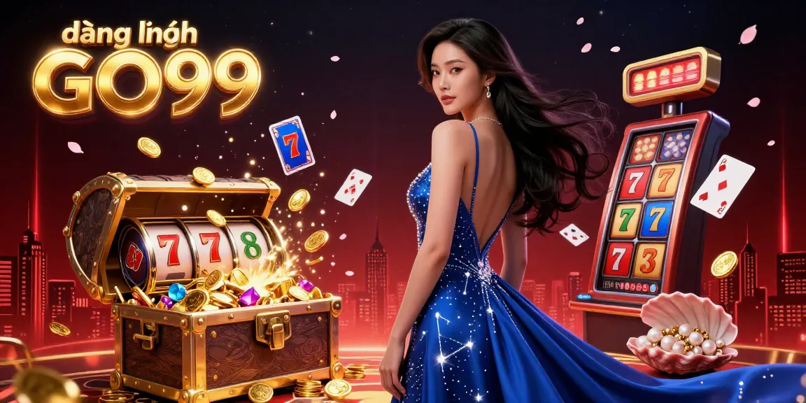 Experience đăng nhập GO99 with thrilling casino dynamics and vibrant winning elements in a dazzling illustration.