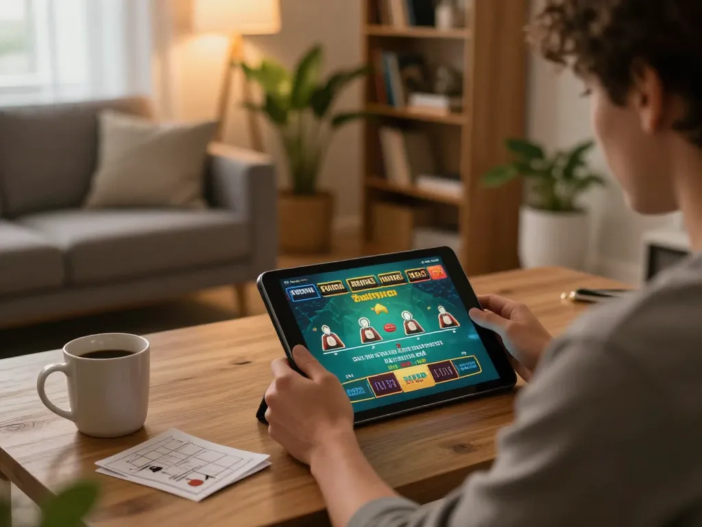 Tham gia trò chơi trực tuyến tại nhà với Link 12bet trên máy tính bảng và ghi chú chiến lược
