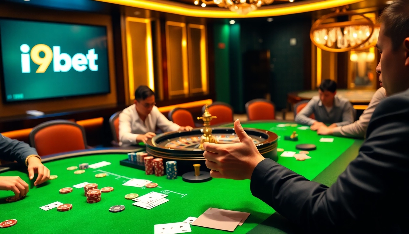 Experience online gaming excitement at i9bet with vibrant poker tables and thrilling gameplay.