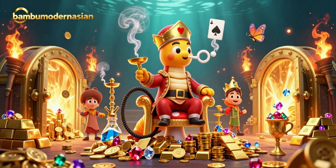 Bambumodernasian brings vibrant casino excitement alive with a 3D caterpillar gaming scene.