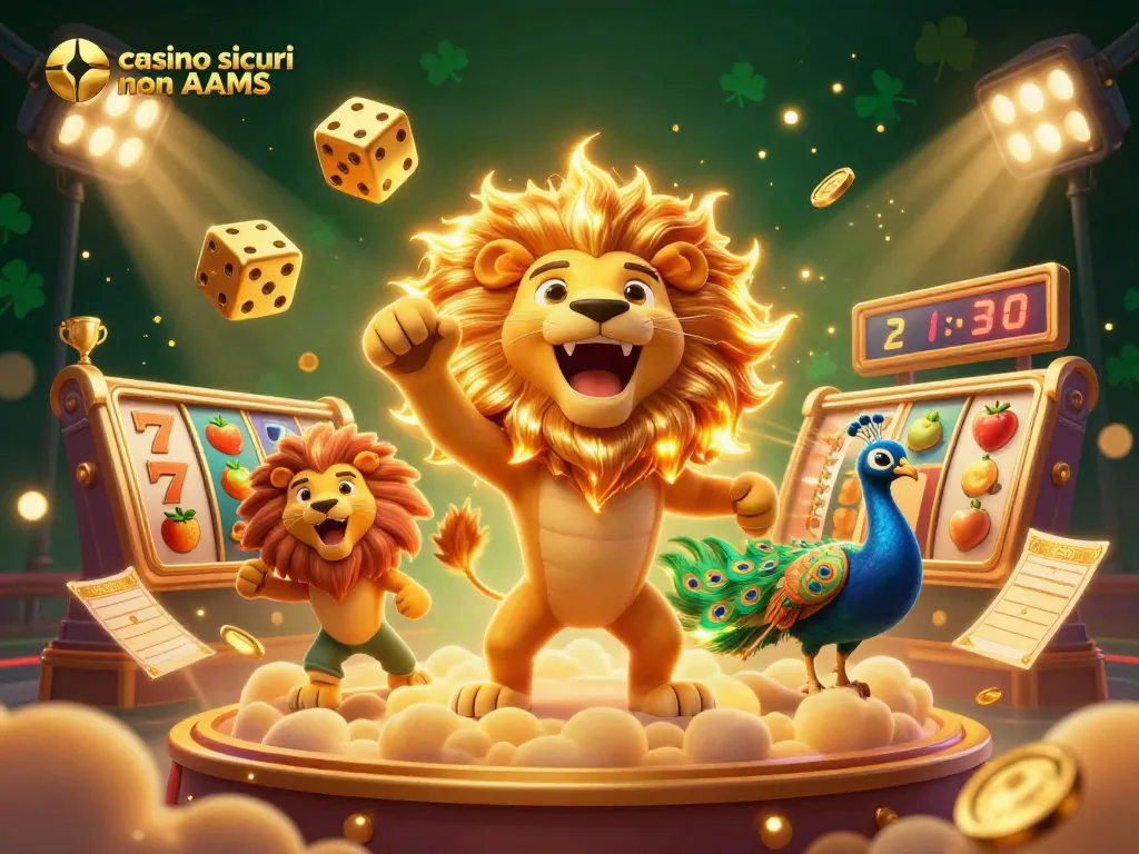 Scopri i migliori casinò sicuri non AAMS con questa illustrazione 3D ricca di dettagli.