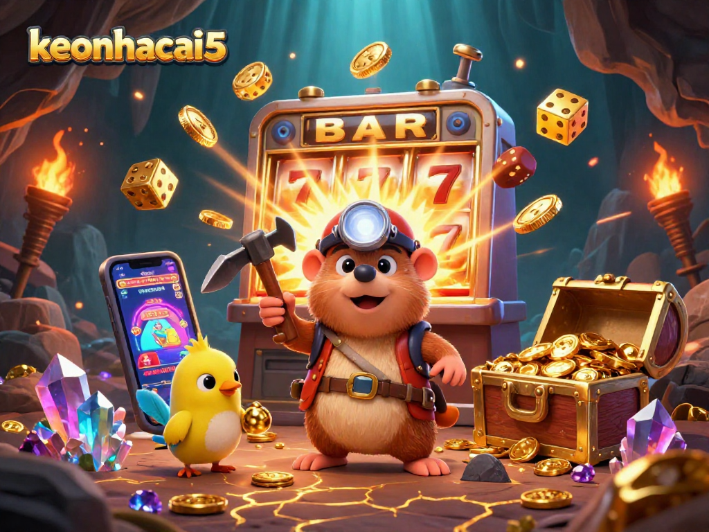 Experience thrilling moments at keonhacai5 with our 3D treasure hunter in a dynamic casino adventure.