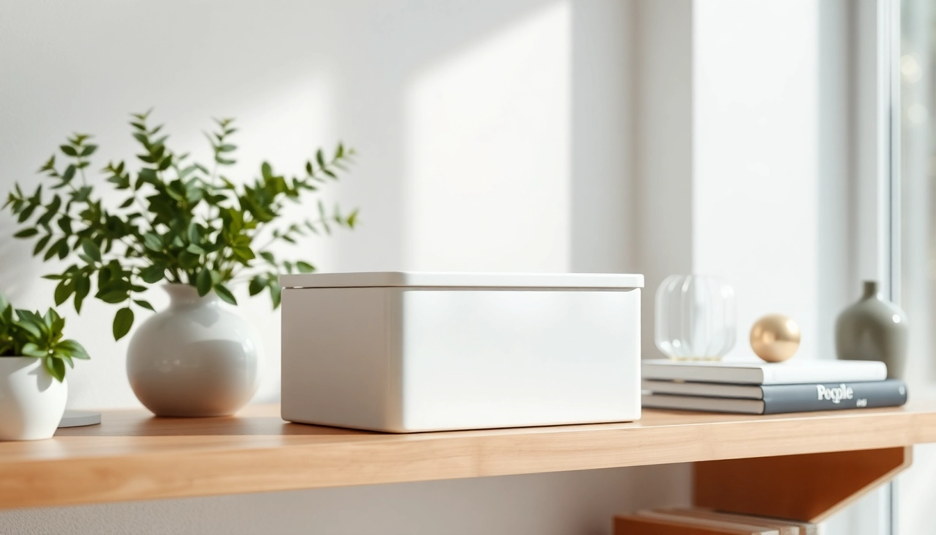 Organize your items in a stylish storage box that adds elegance to any room.