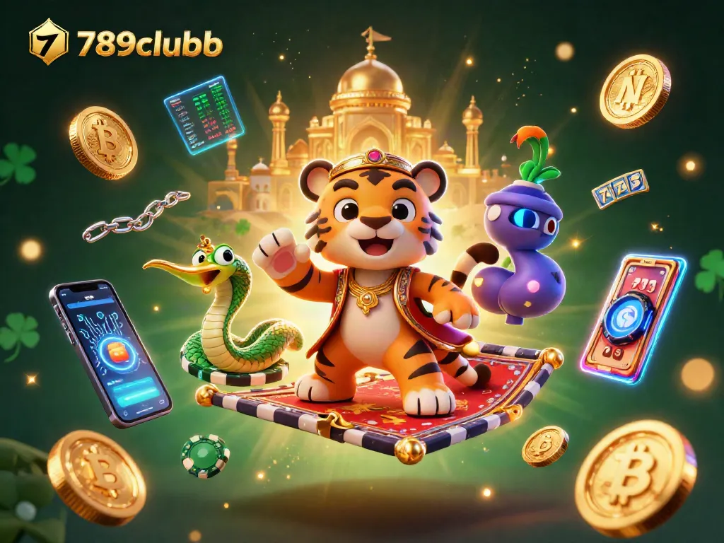 Engage with 789clubb's exciting casino world featuring vibrant characters and dynamic game elements!