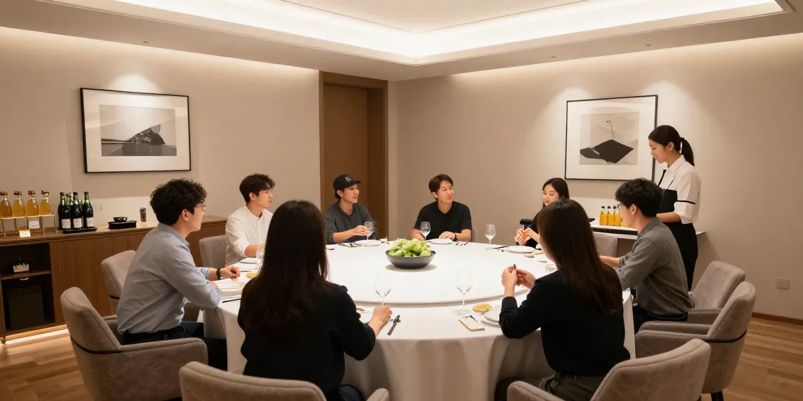 강남구구단 쩜오의 고급스러운 독립 룸 내부, 아늑한 분위기와 세련된 인테리어를 담고 있습니다.