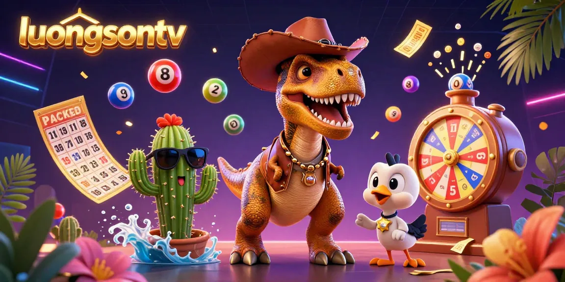 Watch exciting sports action with luongsontv featuring vibrant characters and dynamic gaming elements.