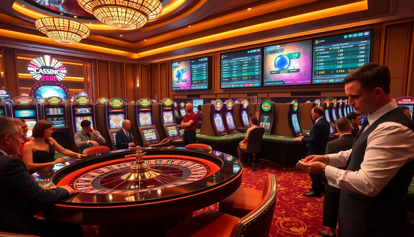 Experience the thrill of gambling at https://new88.help/ with vibrant casino tables and players.