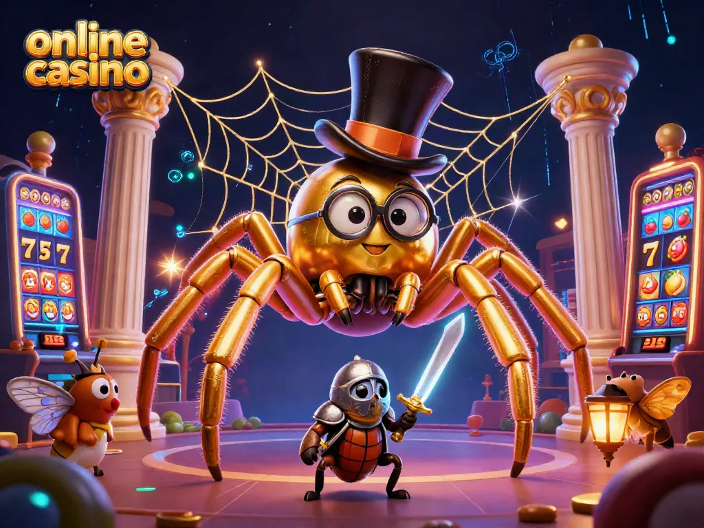 Juega en un casino online mientras exploras tragamonedas y ganadores en una escena mágica.
