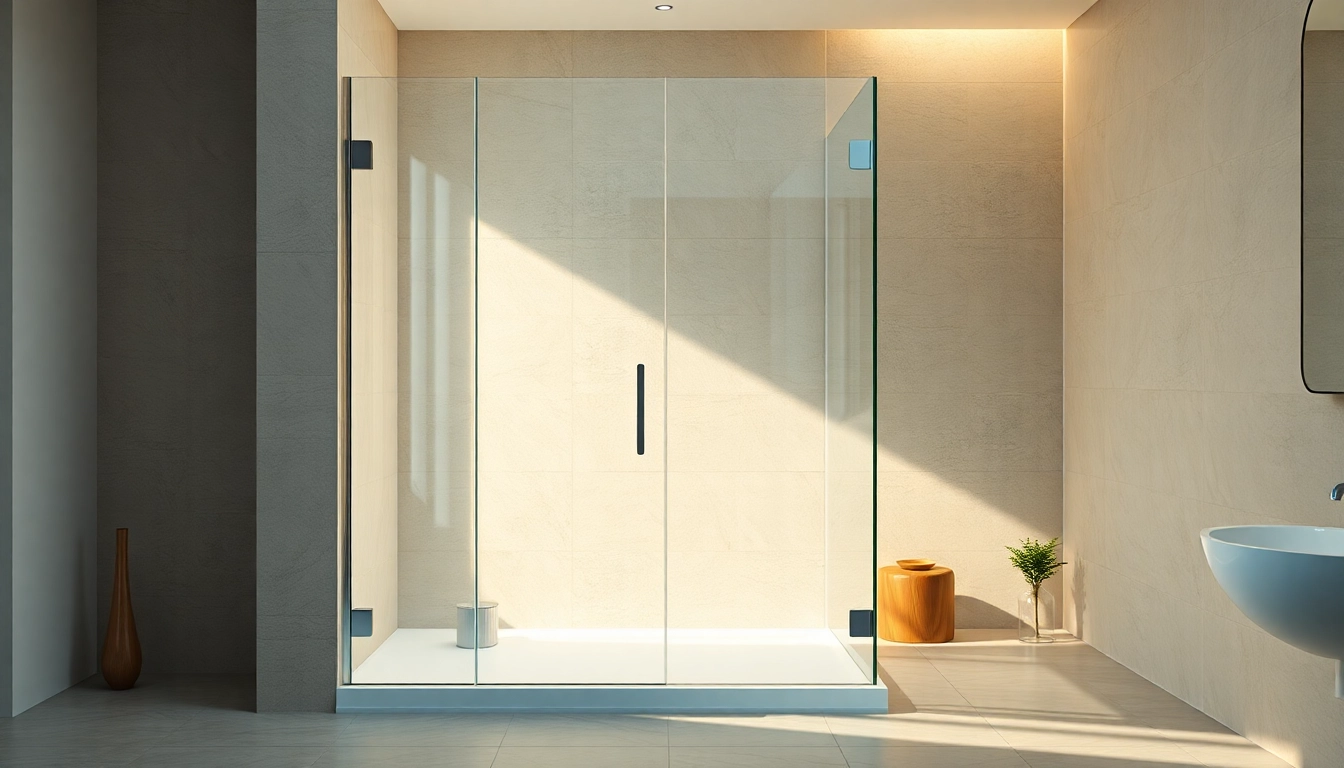 Enhance your bathroom with a stylish corner shower screen frameless design, showcasing modern elegance.