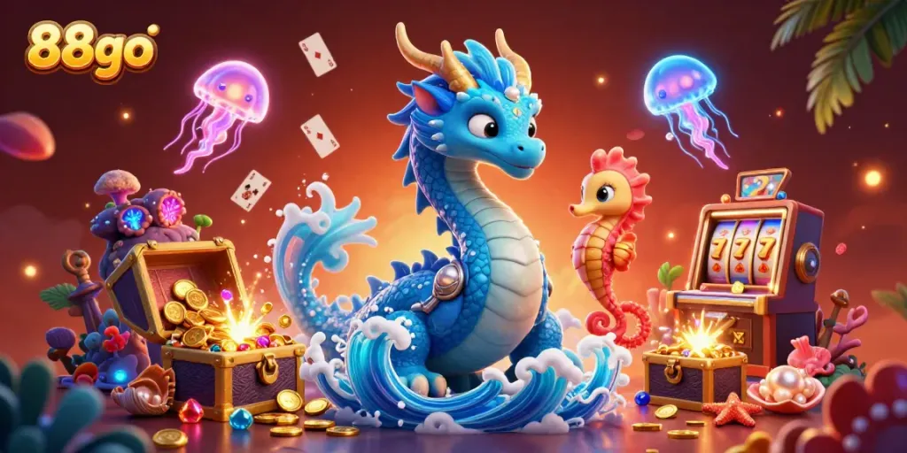 Engage in thrilling gameplay at 88go featuring vibrant underwater elements and magical creatures.