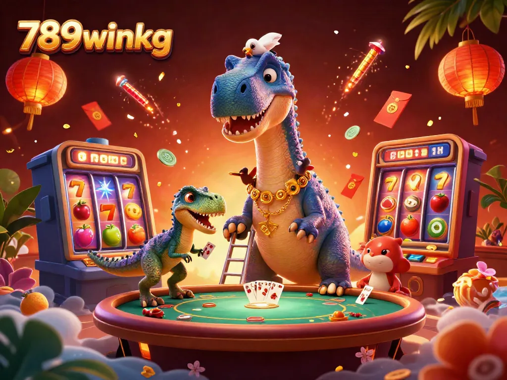Experience thrilling jackpots and vibrant gameplay at 789winkg's festive casino environment.