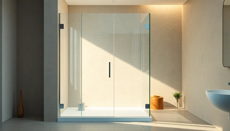 Enhance your bathroom with a stylish corner shower screen frameless design, showcasing modern elegance.