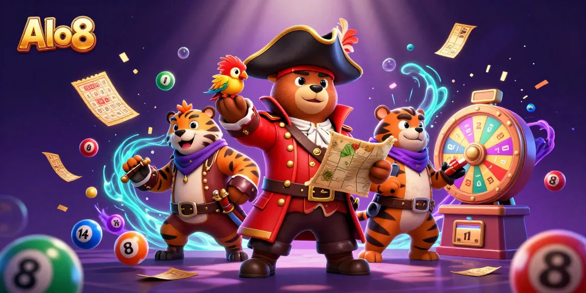 Experience Alo8's vibrant gaming world filled with dynamic lottery balls and colorful prizes!